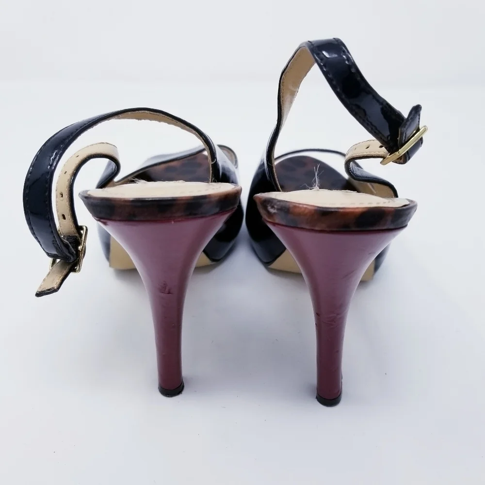 Steve Madden | Evan Slingback Peep-Toe Heels (Size 8)